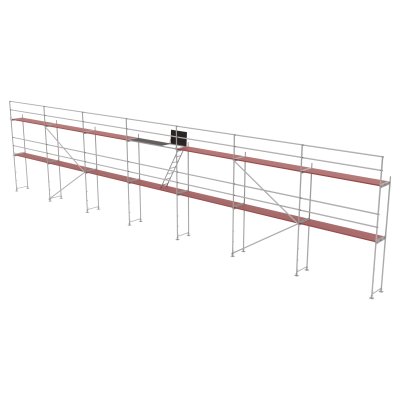 Lešení systém MJ s rámy EKO UNI 70 – Sada č. 1 - 134,4 m²