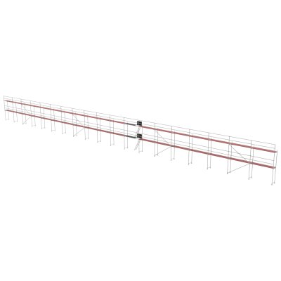 Lešení systém MJ s rámy EKO UNI 70 – Sada č. 3 - 364,8 m²